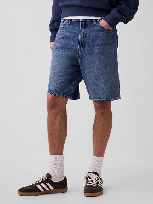 9" SuperSoft Loose Denim Shorts