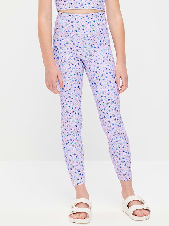 High-Waisted PowerSoft 7/8 Leggings for Girls