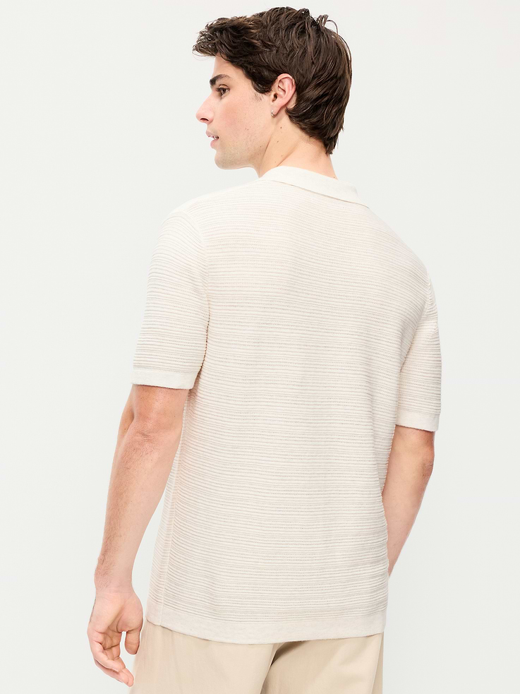 Image number 2 showing, Short-Sleeve Sweater Shirt
