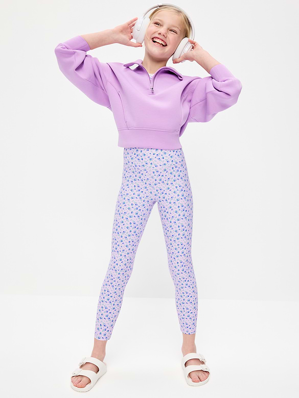 High-Waisted PowerSoft 7/8 Leggings for Girls