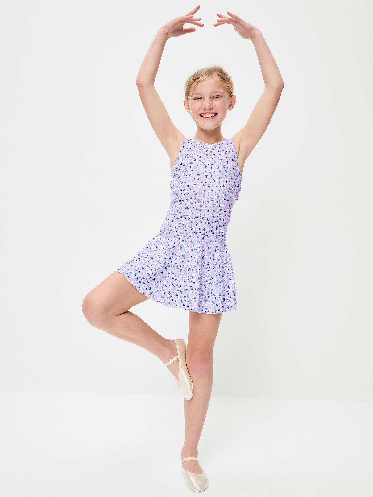 Image number 3 showing, High-Waisted PowerSoft Skort for Girls