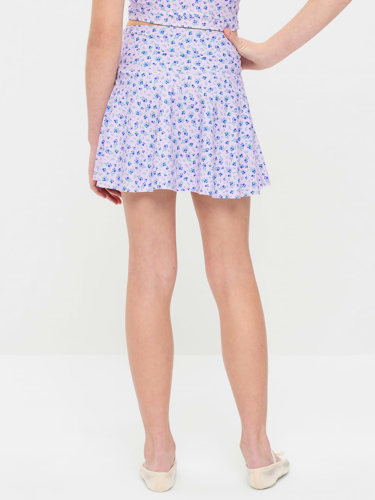 Image number 2 showing, High-Waisted PowerSoft Skort for Girls