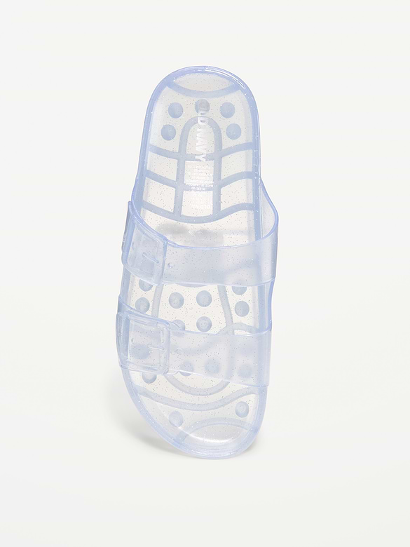 Jelly Buckled Slide Sandals for Girls