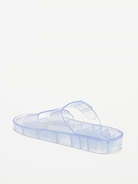 Image 4 of 4, Jelly Buckled Slide Sandals for Girls