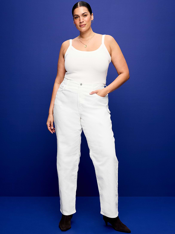 Jean Wow ample à taille haute