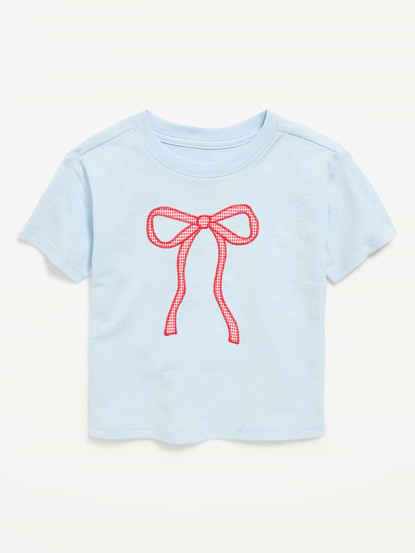 T-shirt à imprimé à manches courtes pour toute-petite