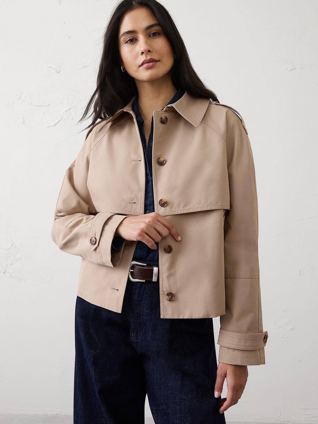 Short Trench Jacket | Banana Republic Factory