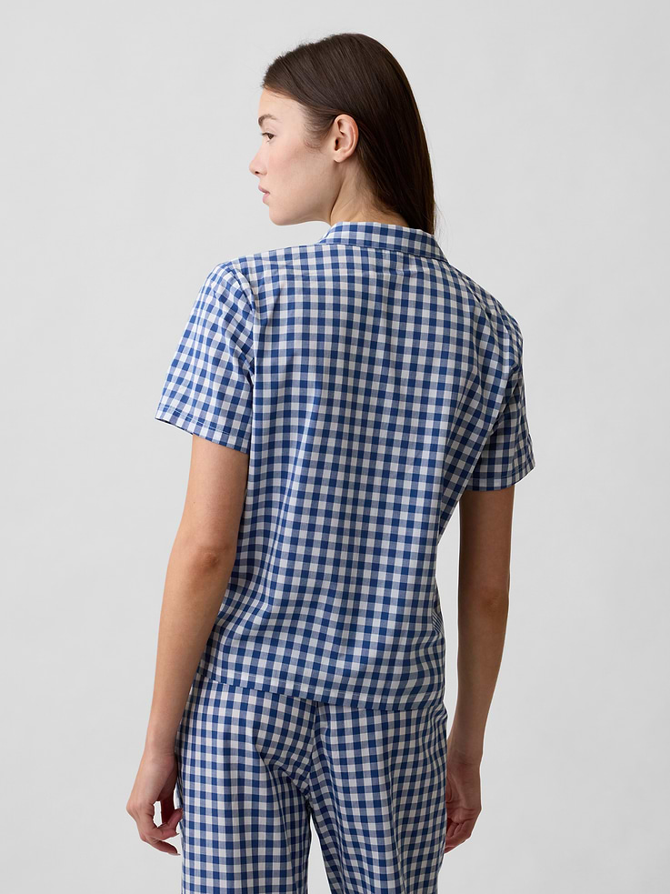 Image 2 of 4, Poplin PJ Shirt