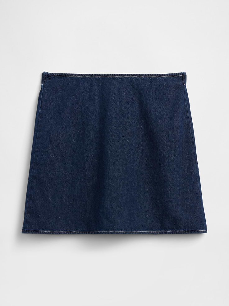 Image 5 of 5, Denim Mini Skirt
