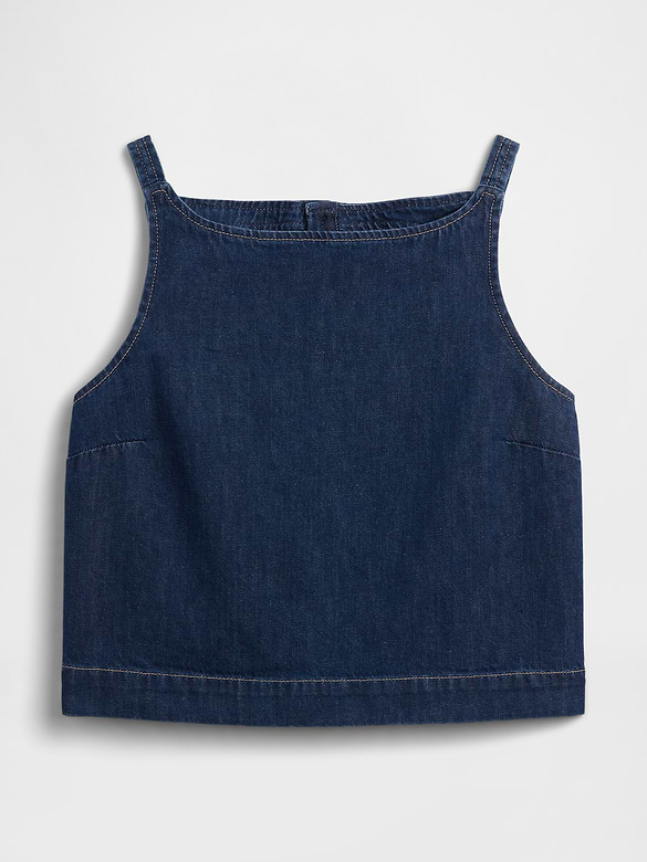 Denim Shell Tank Top