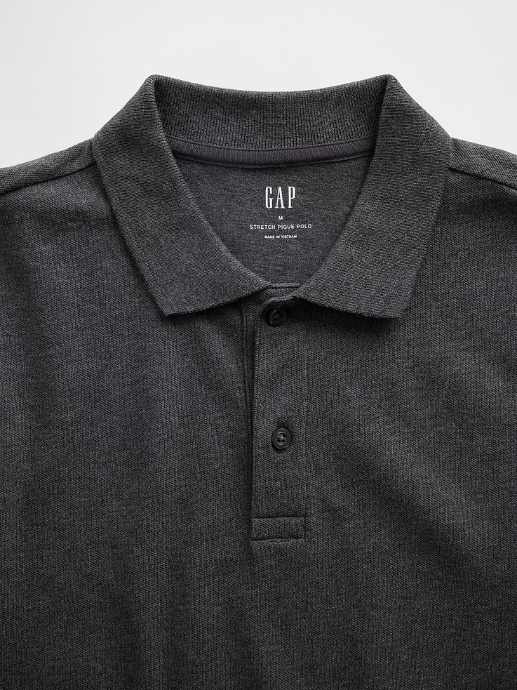 Image number 4 showing, Stretch Pique Polo Shirt