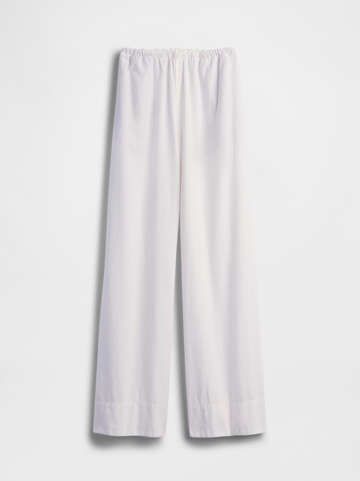 Image number 7 showing, Linen-Blend Easy Wide-Leg Pants