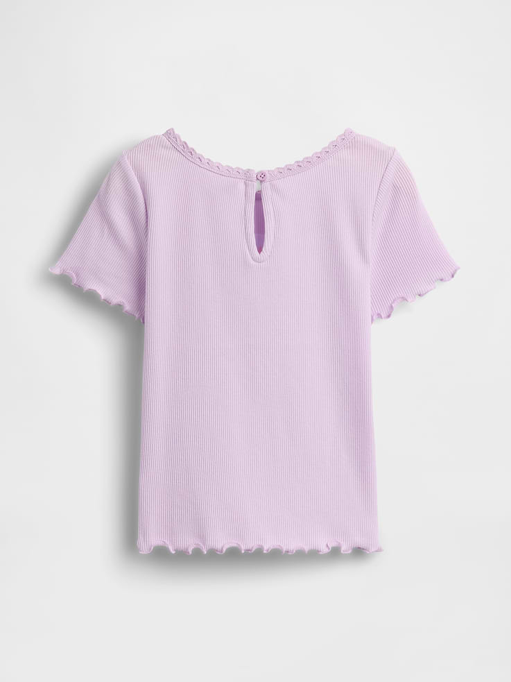 Image number 2 showing, Baby & Toddler Embroidered Ice Cream Rib T-Shirt