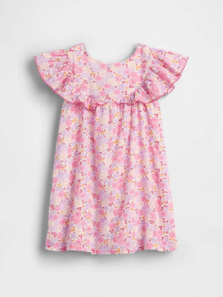 Image number 2 showing, Baby & Toddler Floral Ruffle Dress