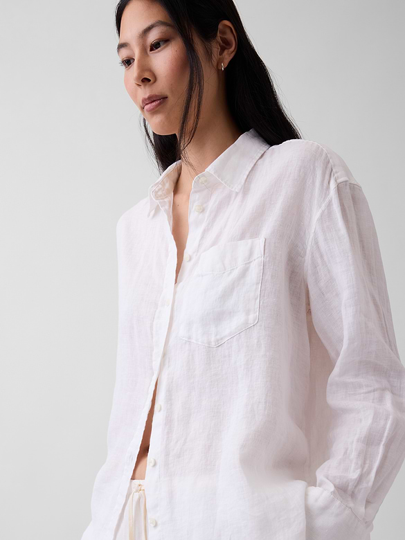 100% Linen Oversized Shirt