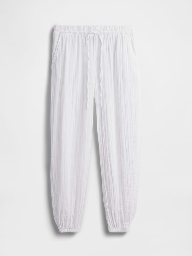 Image number 7 showing, Cotton Gauze Easy Joggers