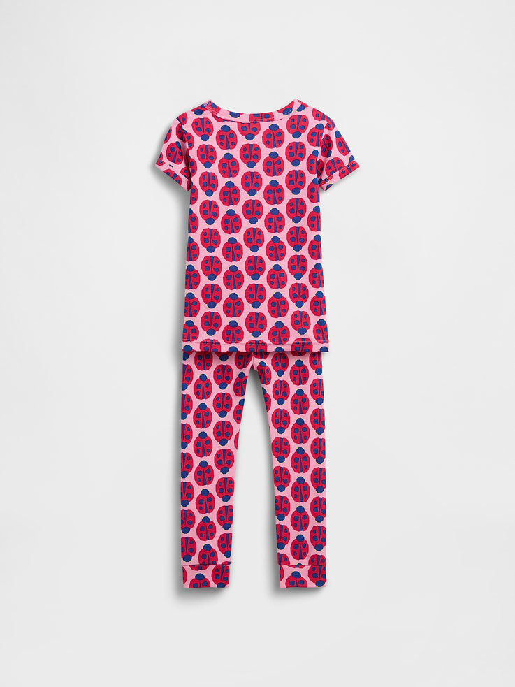 Image number 2 showing, Baby & Toddler Organic Brushed Cotton Ladybug PJ Set