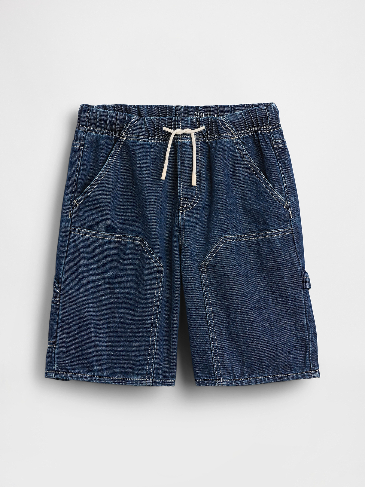 Kids '90s Loose Easy Denim Carpenter Shorts | Gap