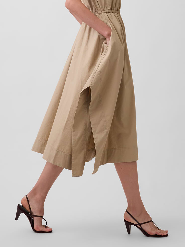 Image number 4 showing, Poplin Handkerchief Shirtdress
