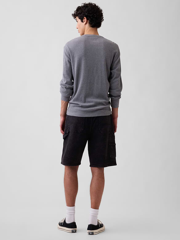 9" Denim Carpenter Shorts