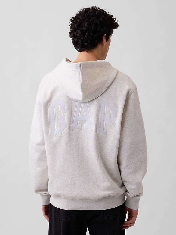 Adult Relaxed Gap Logo Zip Hoodie