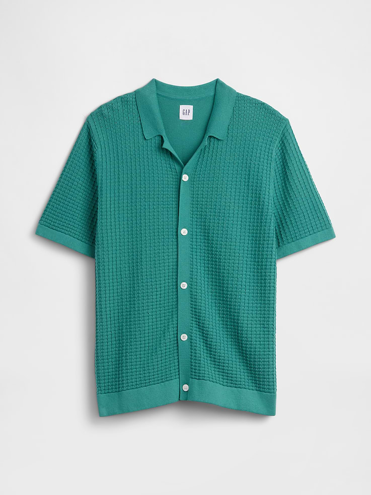 Image number 5 showing, Textured Sweater Vacay Shirt