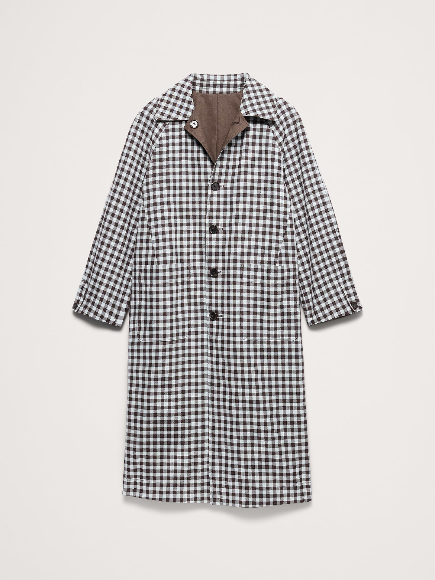Image number 8 showing, Reversible Cotton Car Coat