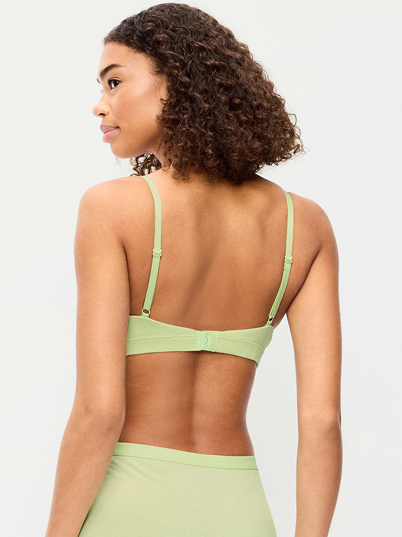 Everyday Cotton Triangle Bralette