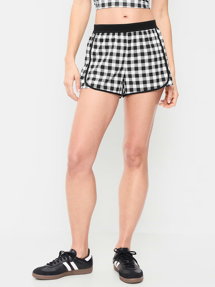 Image number 1 showing, Mid-Rise StretchTech Run Shorts -- 3-inch inseam