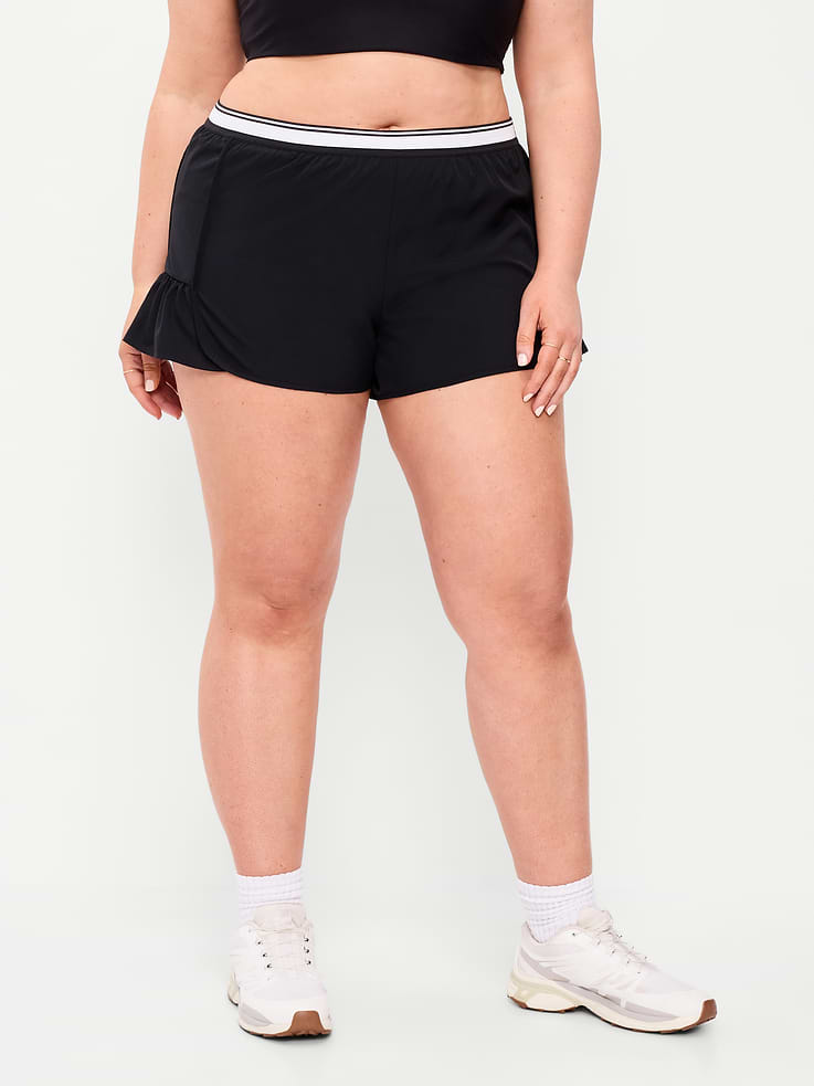Image number 7 showing, Mid-Rise StretchTech Run Shorts -- 3-inch inseam