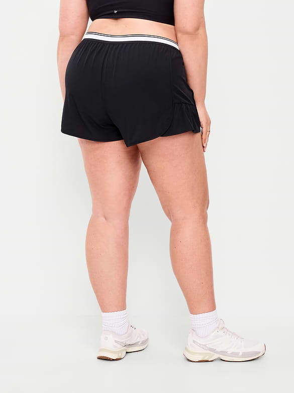 Short de course StretchTech à taille mi-basse, entrejambe de 7,5 cm