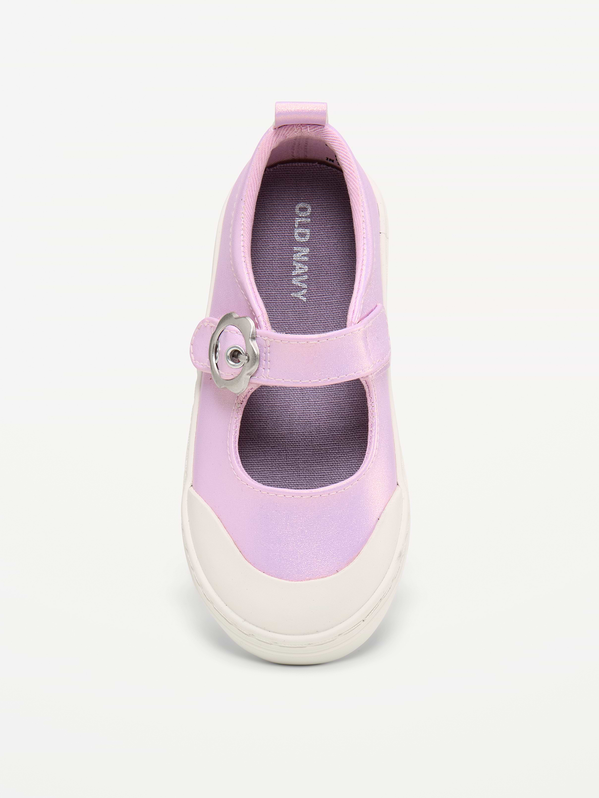 L'image numéro 2 présente Chaussures Charles IX en similicuir scintillant pour toute-petite