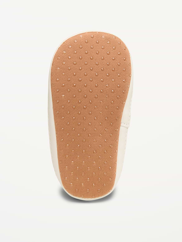 Chaussures de bateau en similicuir pour bébé