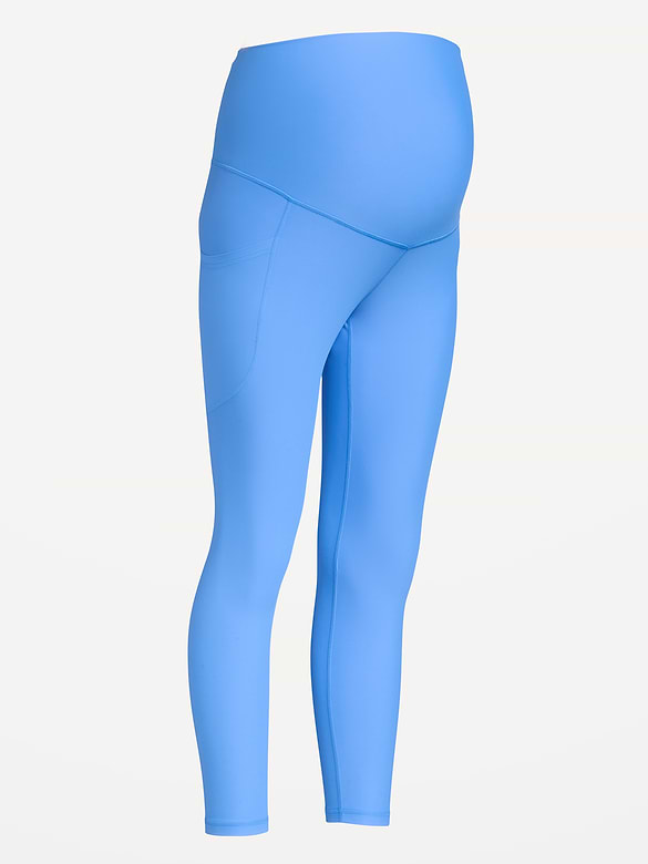 Maternity Full-Panel PowerSoft 7/8 Leggings
