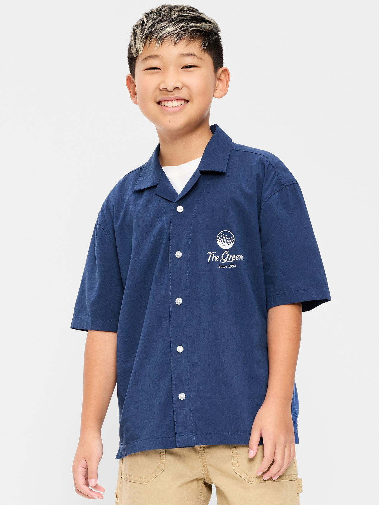 Short-Sleeve Boxy Graphic Shirt for Boys | Old Navy