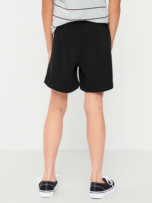 Short de jogging en molleton qui tombe au-dessus du genou pour garçon