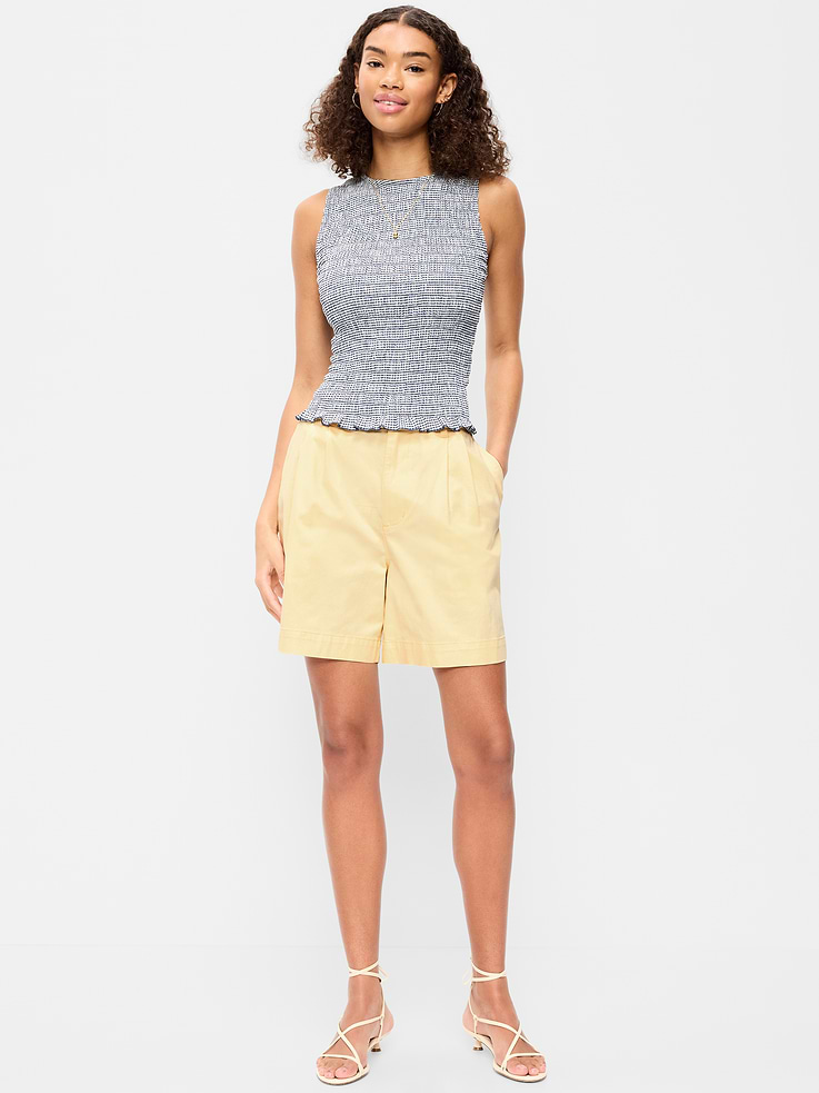 Image number 1 showing, High-Waisted OGC Chino Shorts -- 4-inch inseam