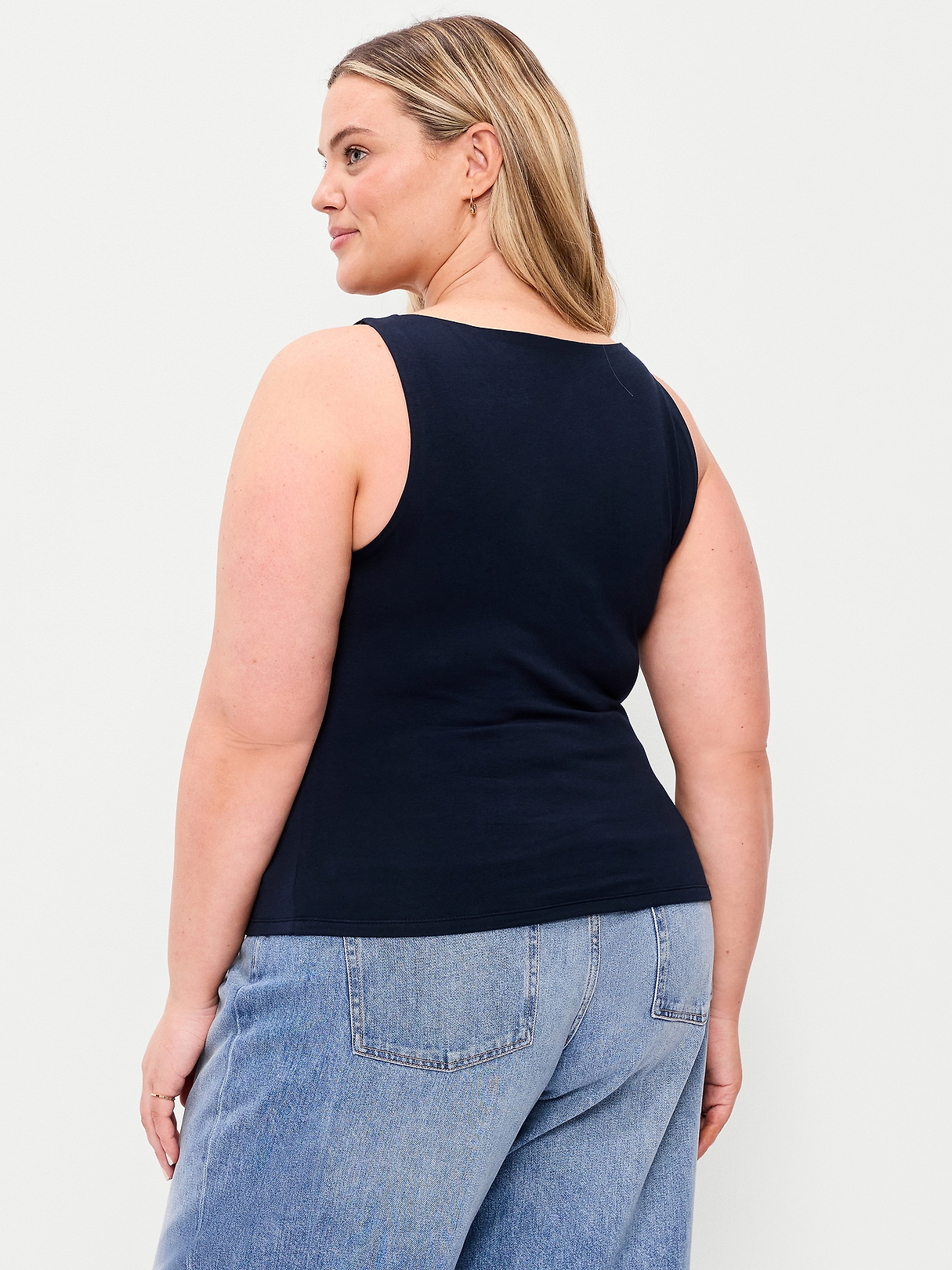Hug Double-Layer Boatneck Top | Old Navy