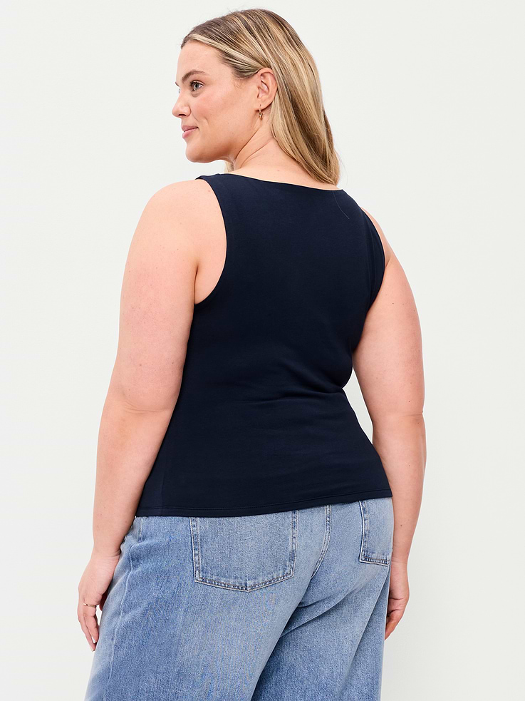 Image number 9 showing, Hug Double-Layer Boat-Neck Top