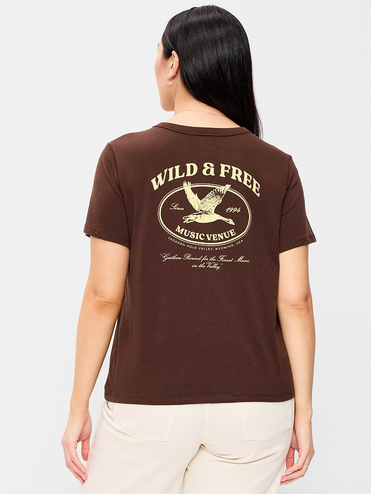 Image number 7 showing, EveryWear Crew-Neck Graphic T-Shirt
