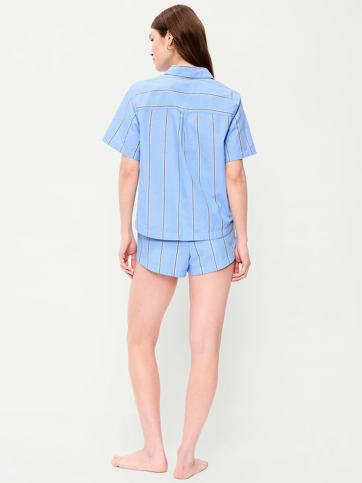 Image number 2 showing, Poplin Pajama Short Set