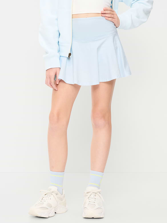 High-Waisted Skort for Girls