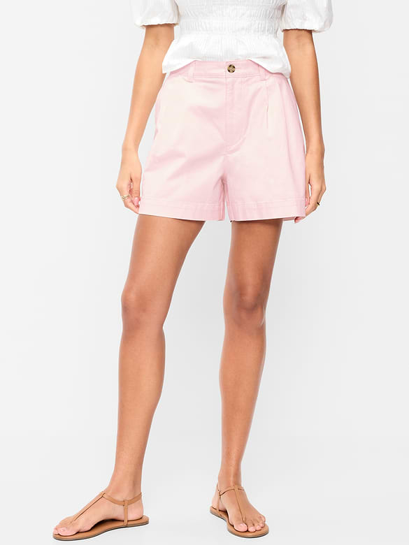 High-Waisted OGC Chino Shorts -- 4-inch inseam