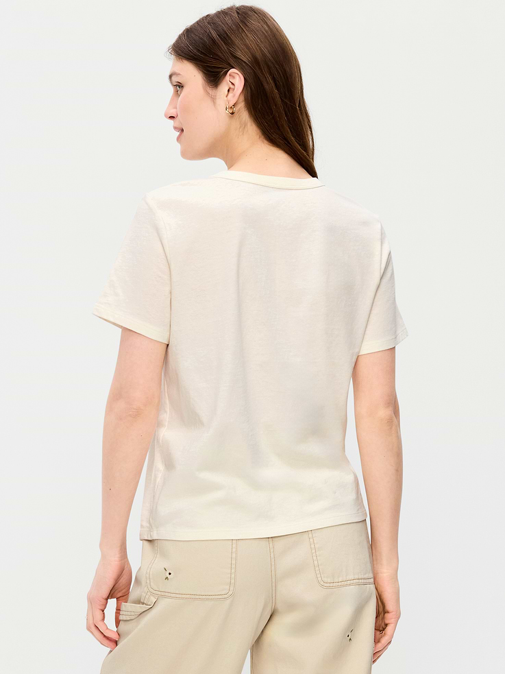 L'image numéro 2 présente T-shirt passe-partout ras du cou à logo imprimé