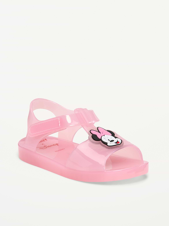Disney© Minnie Mouse Jelly T-Strap Sandals for Toddler Girls