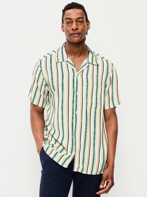 Short-Sleeve Camp Shirt