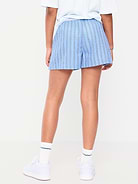 Image 2 of 4, Printed Twill Boxer Shorts for Girls