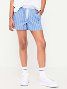 Image 1 of 4, elasticized waistband, decorative three-button, on-seam pockets, Product #885959