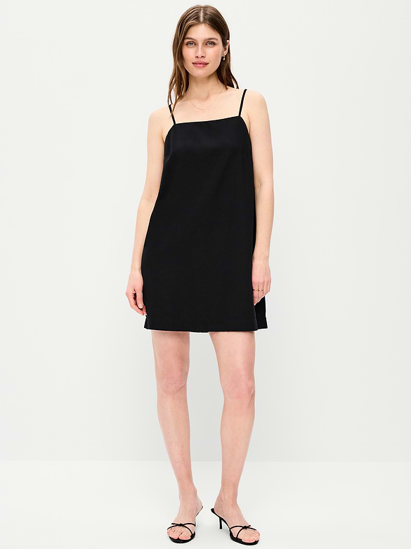 Strappy Mini Shift Dress