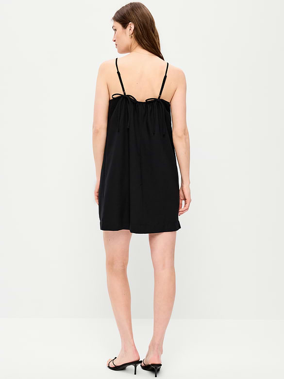 Strappy Mini Shift Dress